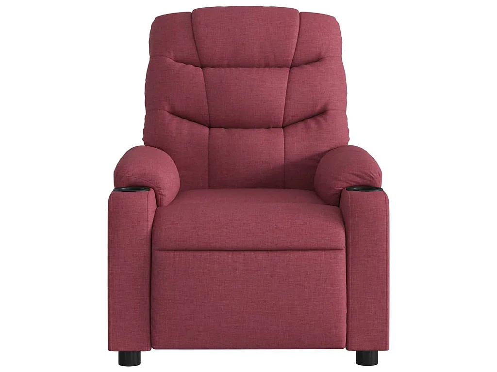 Fauteuil inclinable Rouge bordeaux Tissu