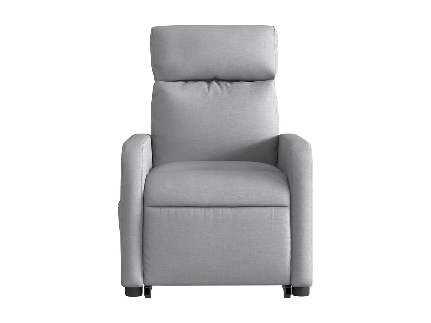 Poltrona Reclinante Alzapersona Elettrica Grigio Chiaro Tessuto