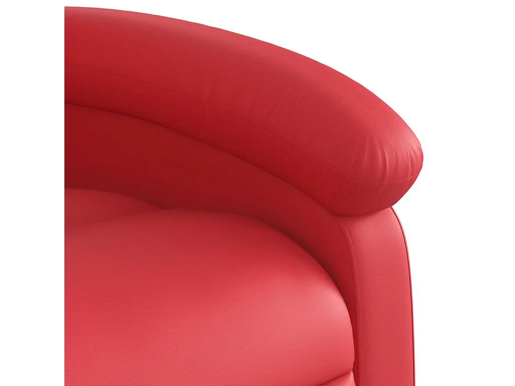 Fauteuil inclinable Rouge Similicuir