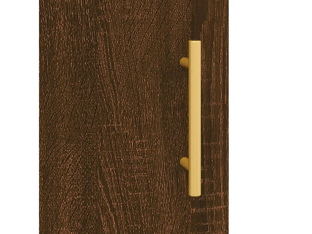 Wandschränke 2 Stk. Braun Eichen-Optik Holzwerkstoff