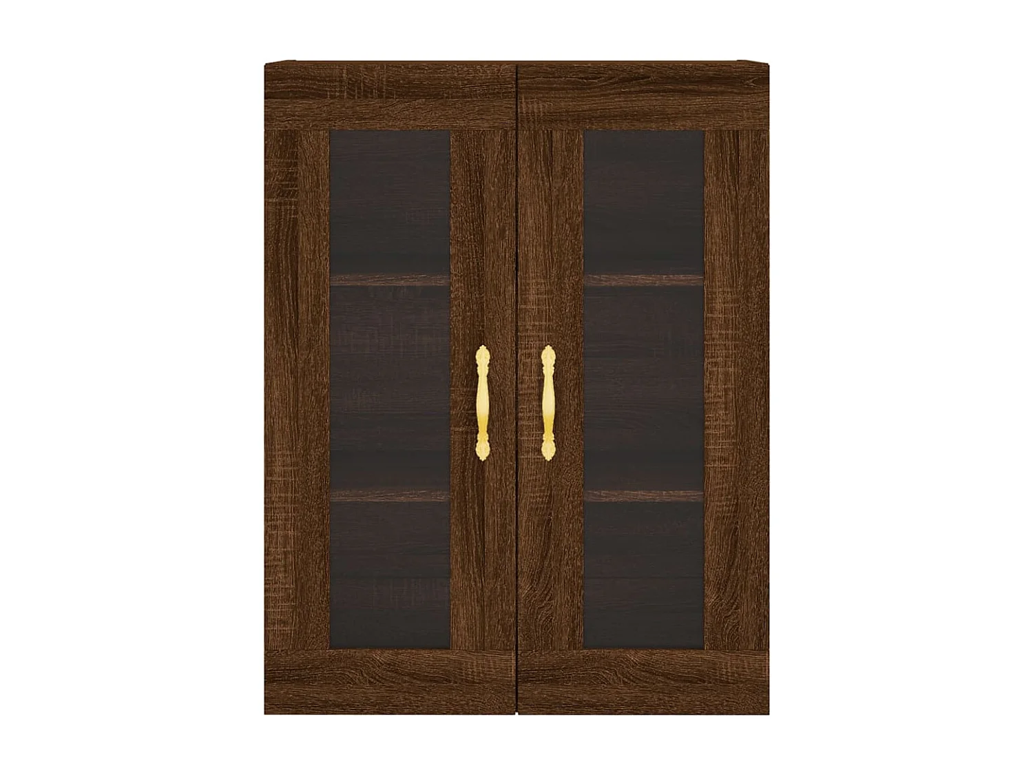 Armoire murale chêne marron 69,5x34x90 cm