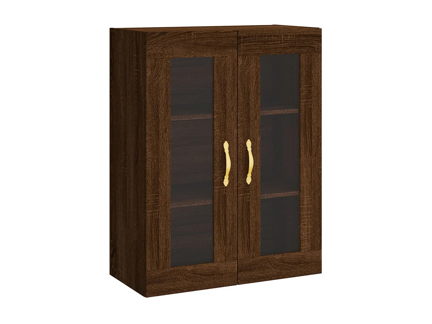 Armoire murale chêne marron 69,5x34x90 cm