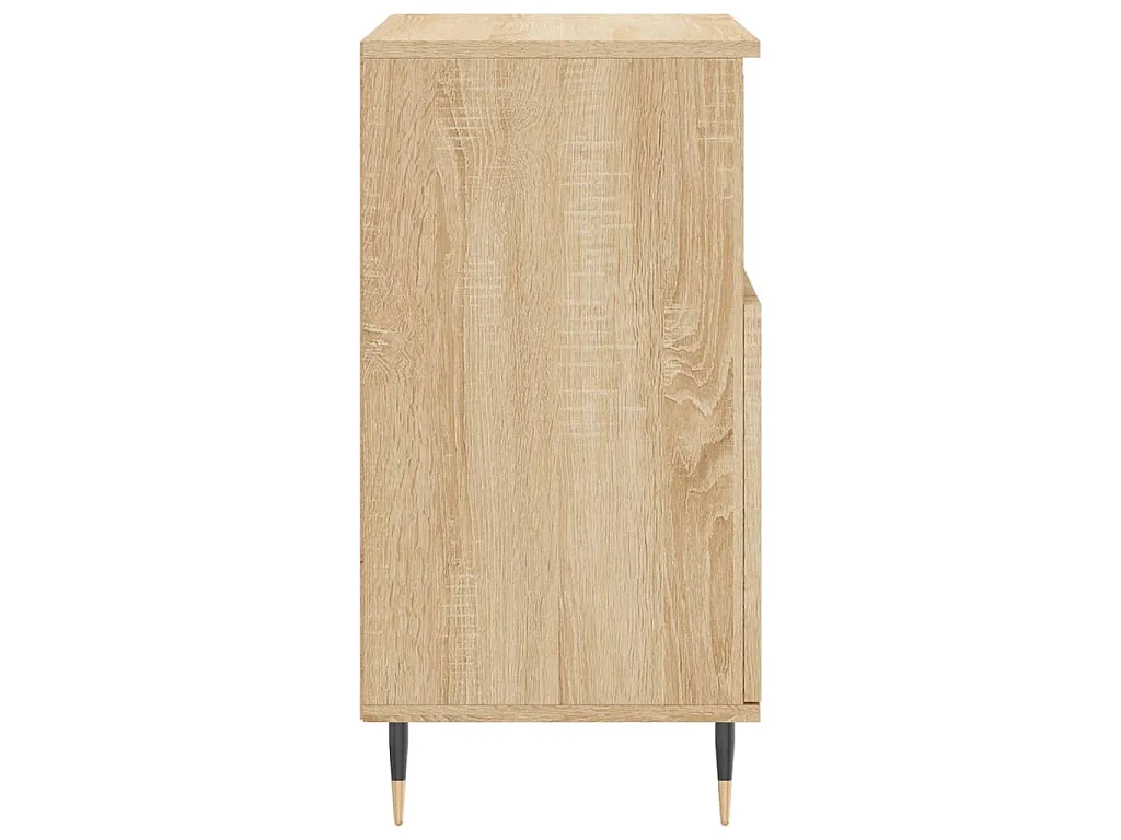 Buffets 3 pcs Chêne sonoma Bois d'ingénierie
