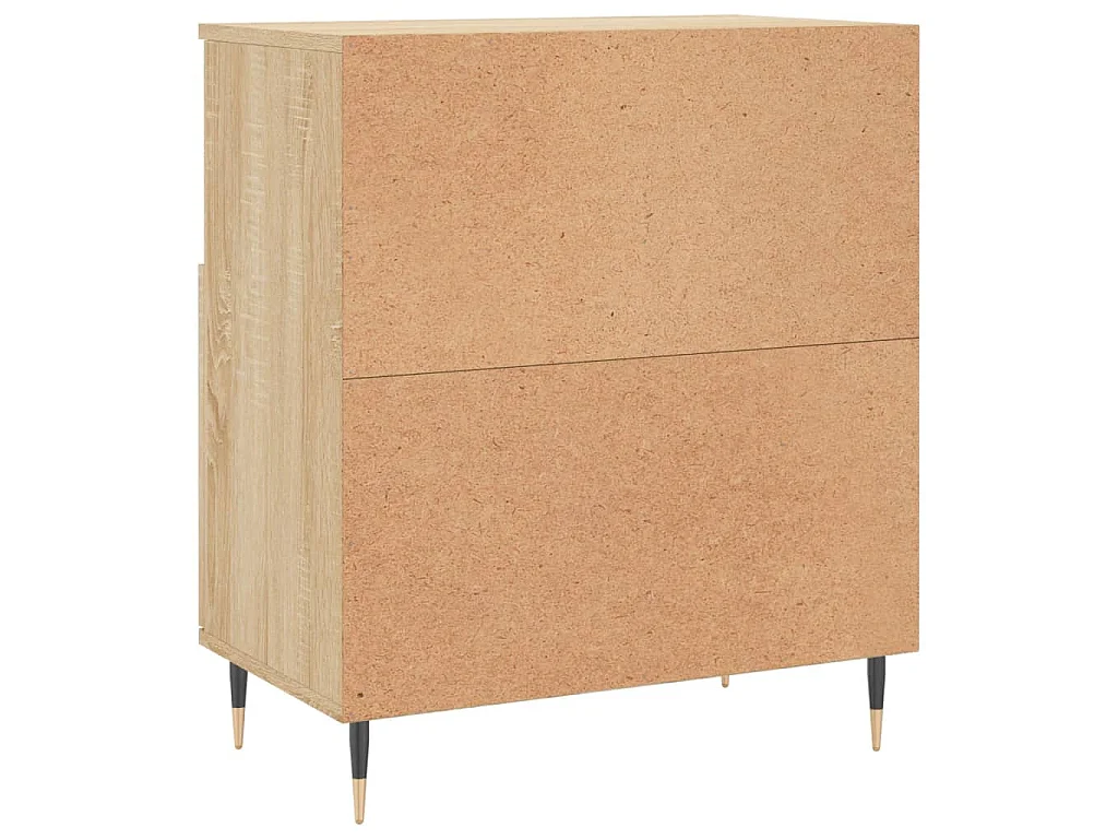 Buffets 3 pcs Chêne sonoma Bois d'ingénierie