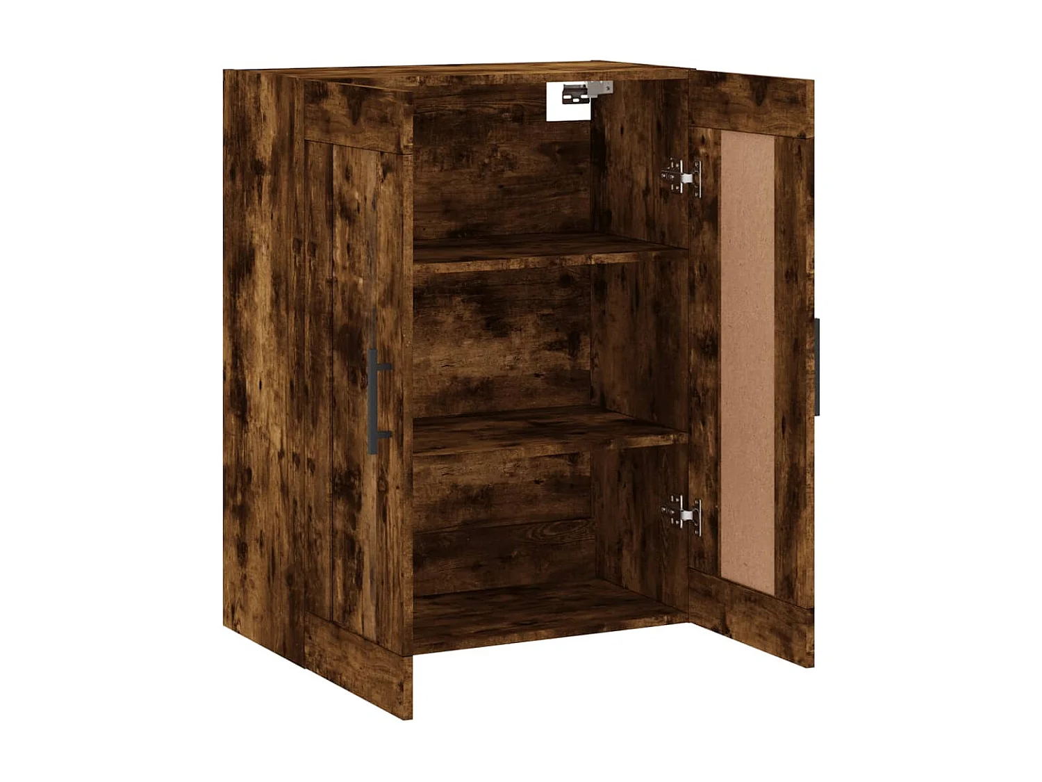 Mobile a Parete Rovere Fumo 69,5x34x90 cm in Legno Multistrato