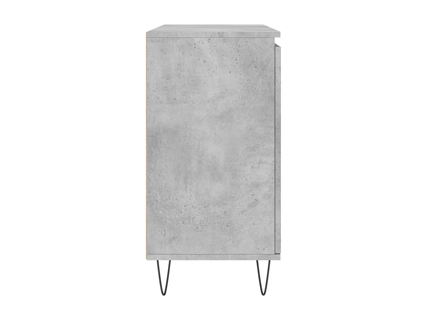 Buffet gris béton 101,5x35x70 cm bois d'ingénierie