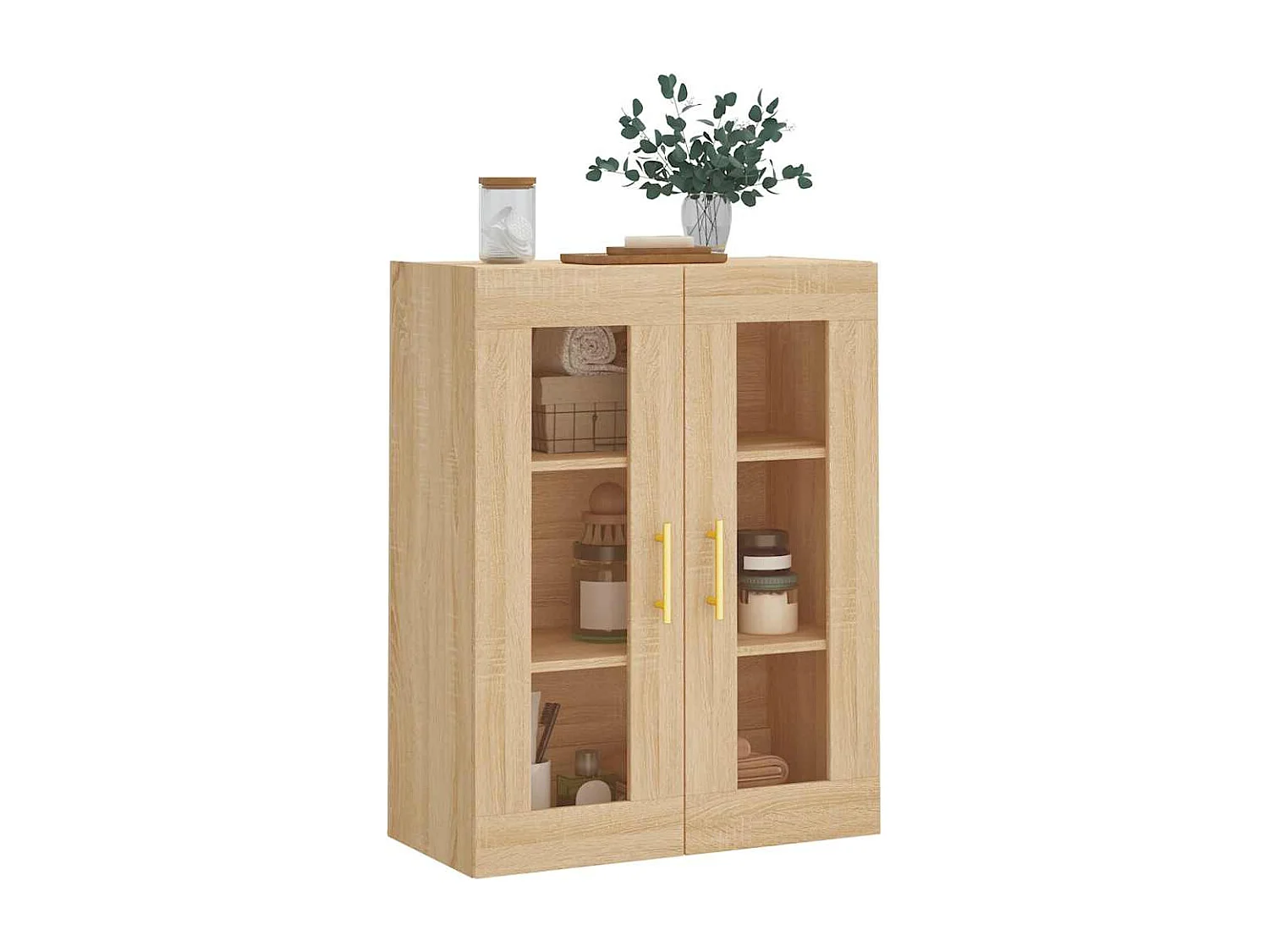 Mobile a Parete Rovere Sonoma 69,5x34x90 cm