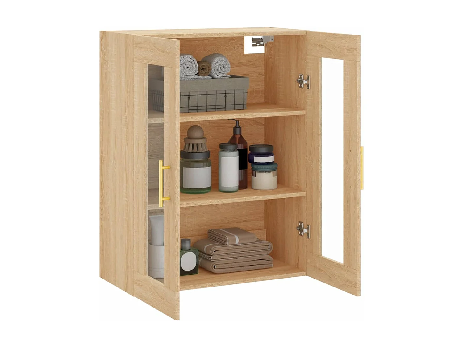 Mobile a Parete Rovere Sonoma 69,5x34x90 cm