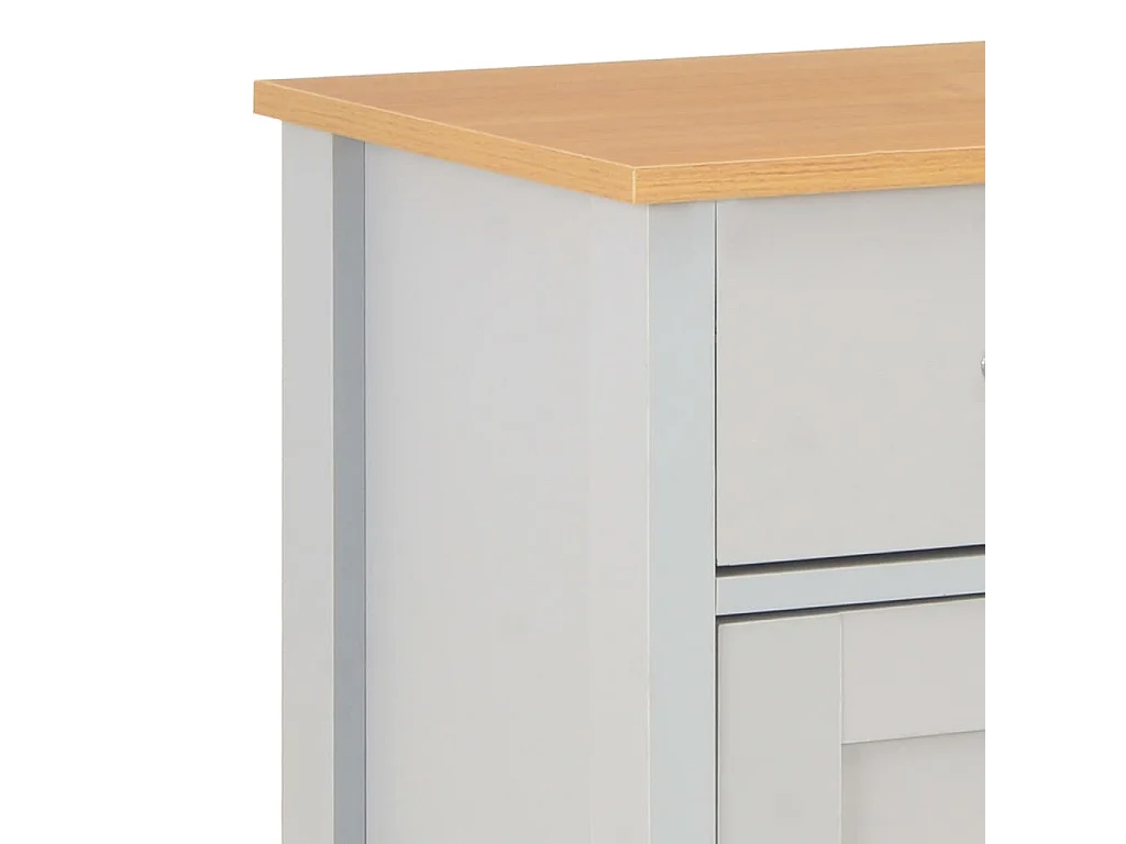 Aparador 79x35x81 cm cinzento