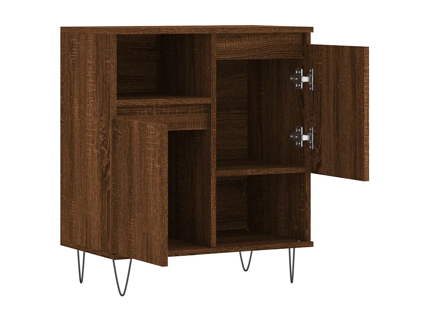 Buffet Chêne marron 60x35x70 cm Bois d'ingénierie