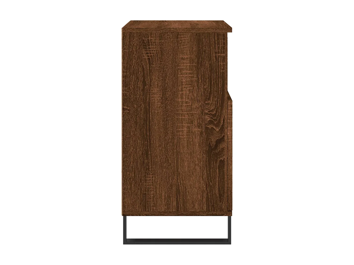 Buffets 2 pcs chêne marron bois d'ingénierie