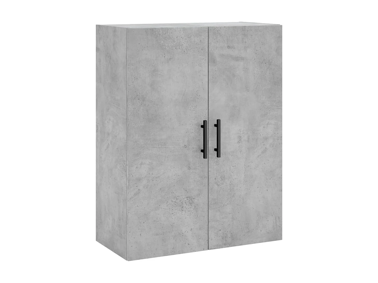 Armoires murales 2 pcs gris béton 69,5x34x90 cm