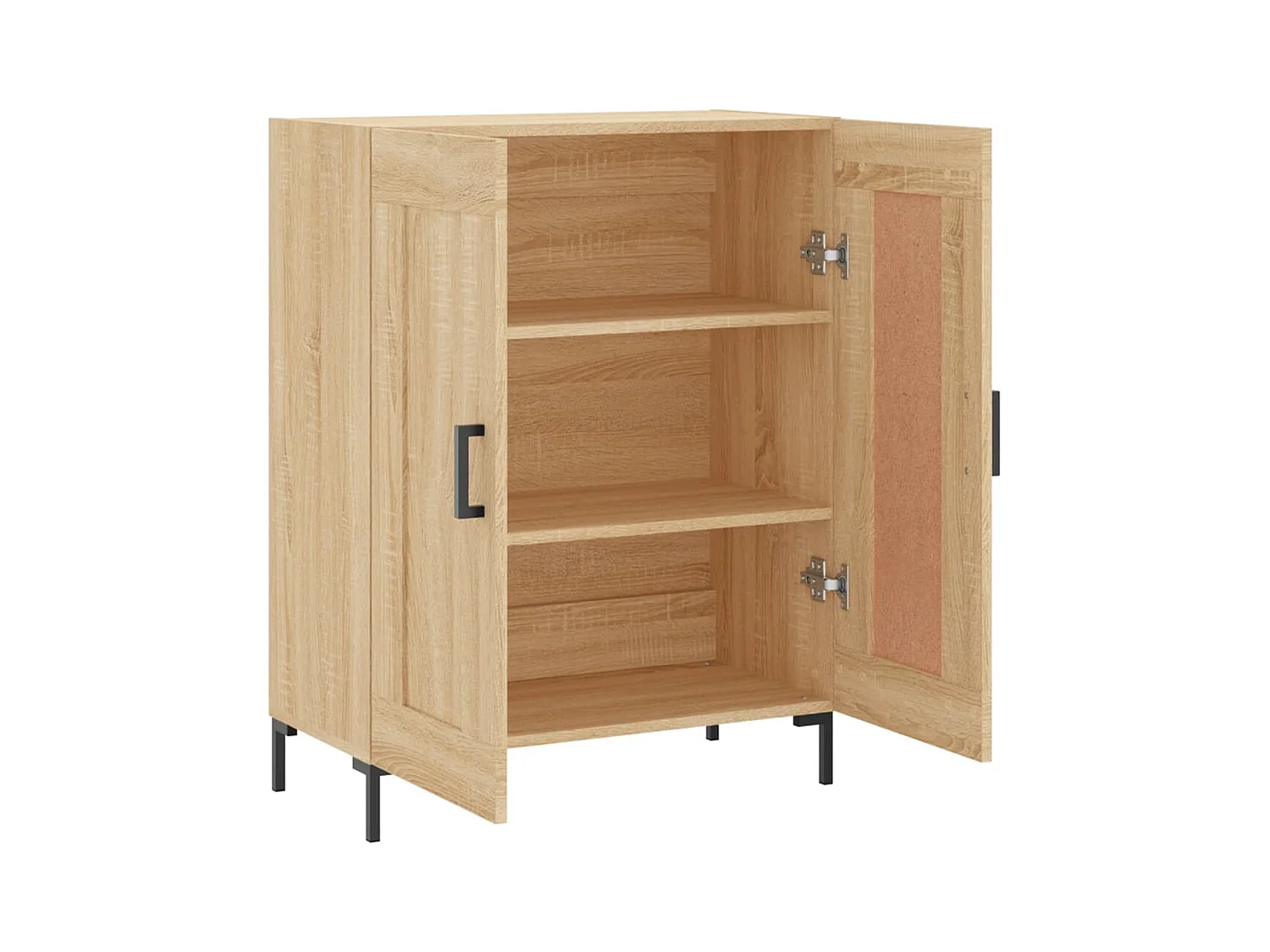 Buffet chêne sonoma 69,5x34x90 cm bois d'ingénierie