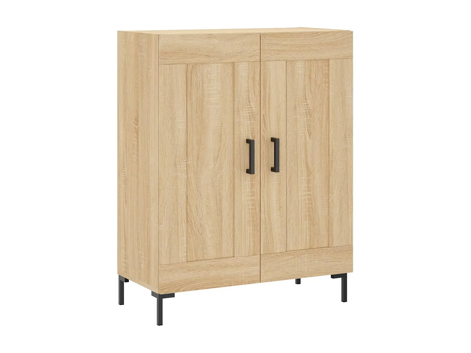 Buffet chêne sonoma 69,5x34x90 cm bois d'ingénierie