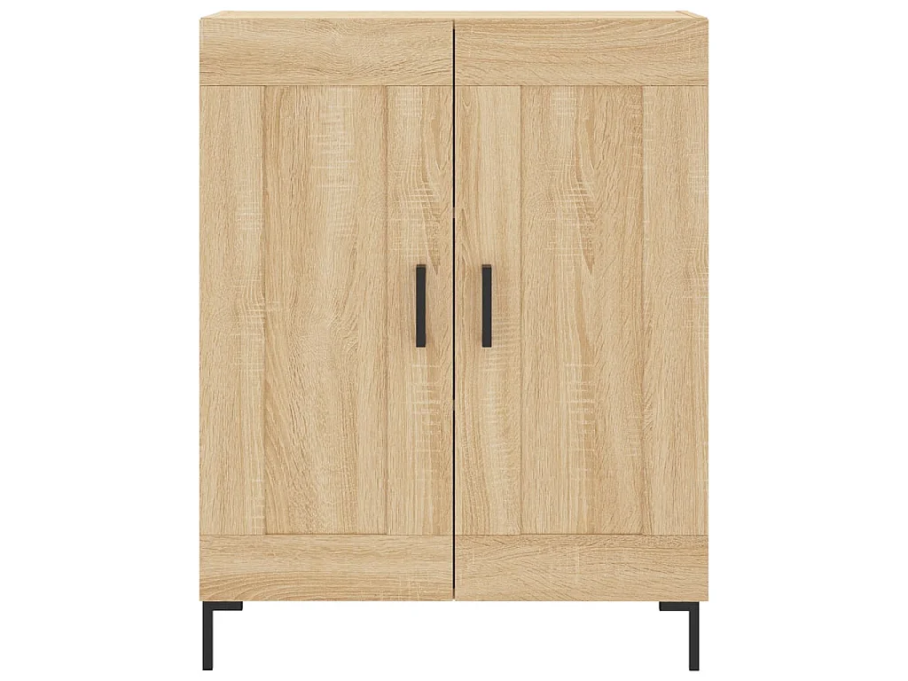 Buffet chêne sonoma 69,5x34x90 cm bois d'ingénierie