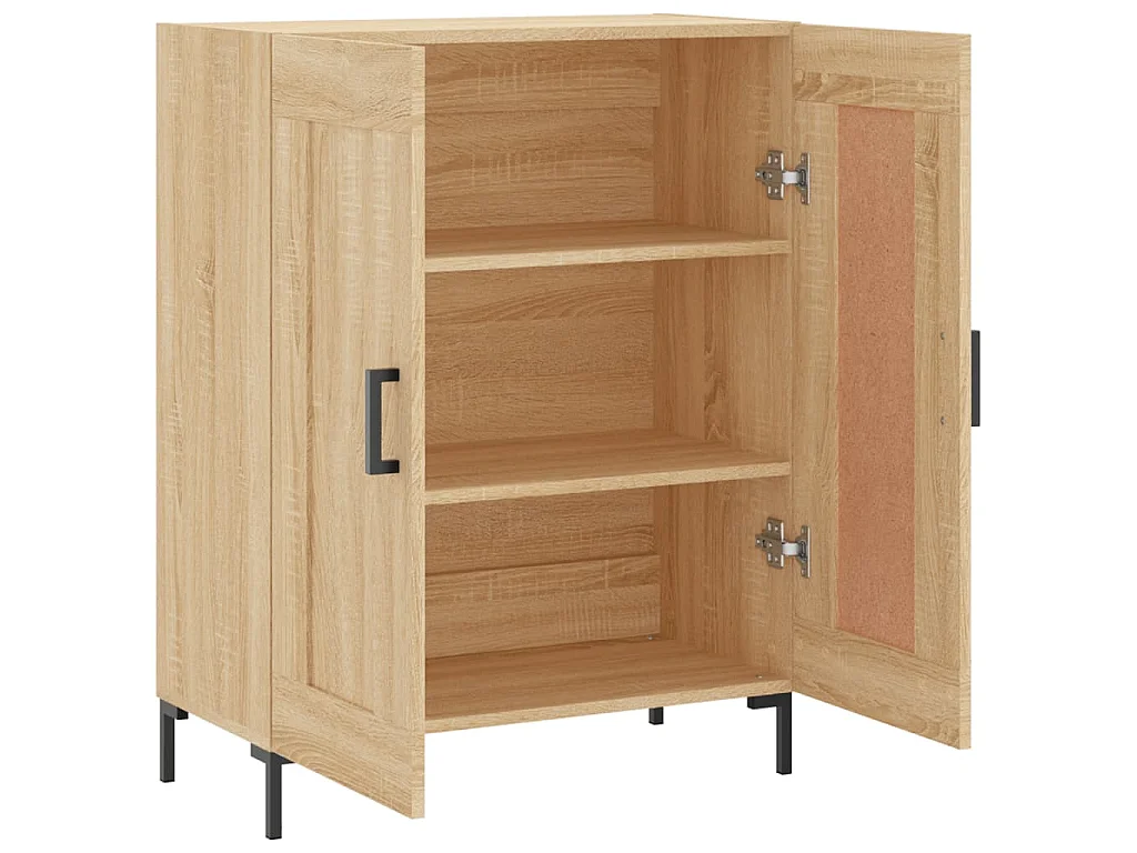 Buffet chêne sonoma 69,5x34x90 cm bois d'ingénierie