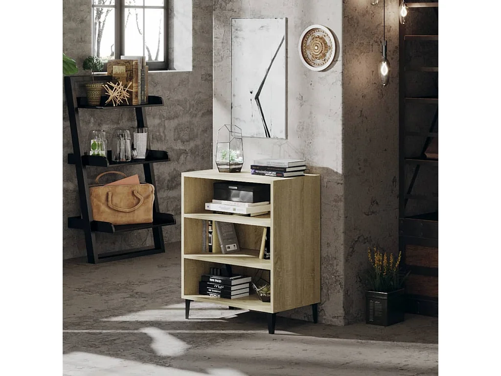 Sideboard Sonoma-Eiche 57x35x70 cm Holzwerkstoff