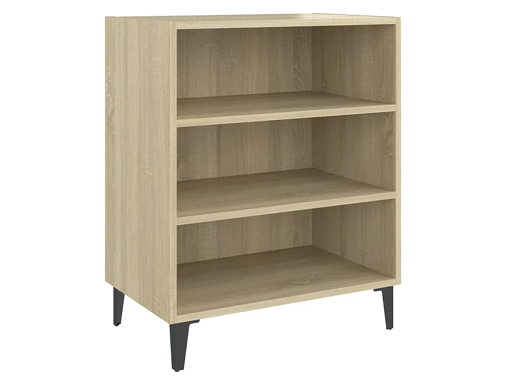 Credenza Rovere Sonoma 57x35x70 cm in Legno Multistrato