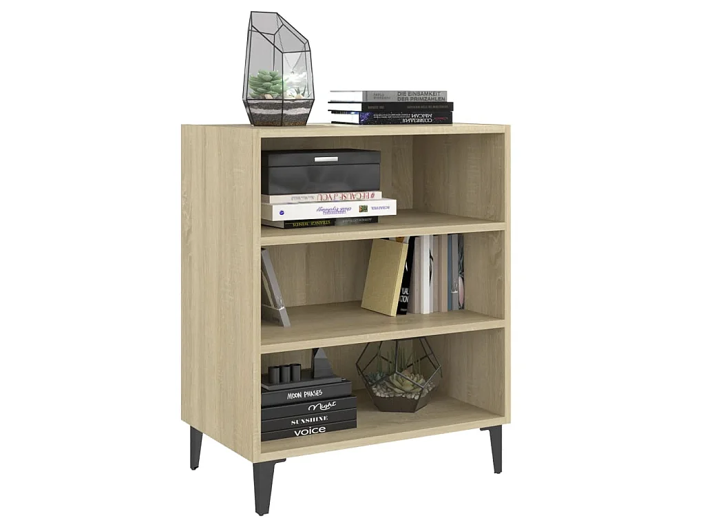 Credenza Rovere Sonoma 57x35x70 cm in Legno Multistrato