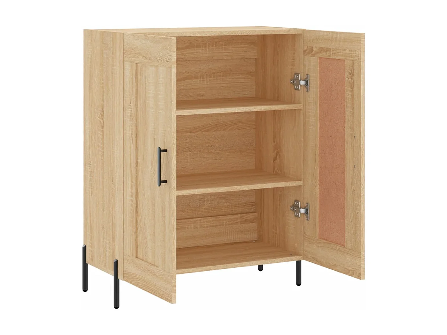 Aparador de madera de ingeniería roble Sonoma 69,5x34x90 cm