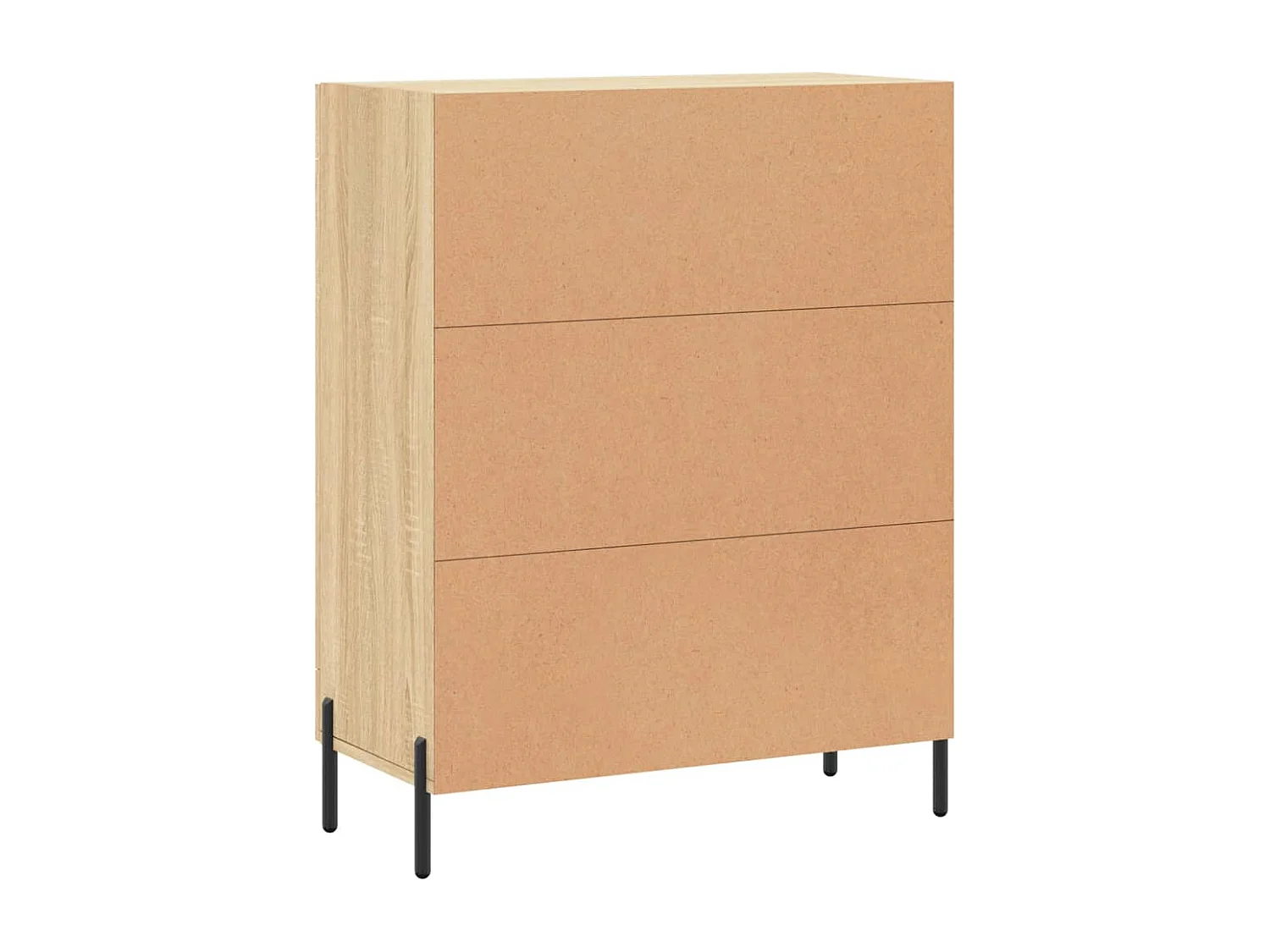 Aparador de madera de ingeniería roble Sonoma 69,5x34x90 cm