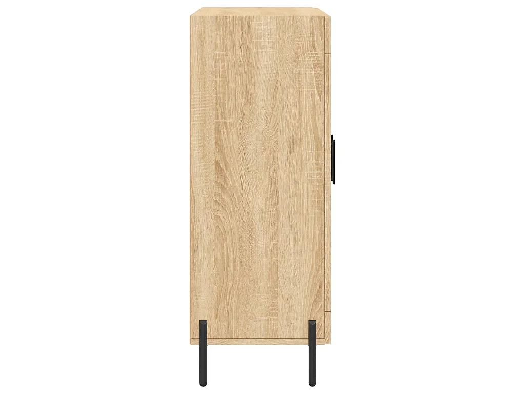 Dressoir 69,5x34x90 cm bewerkt hout sonoma eikenkleurig