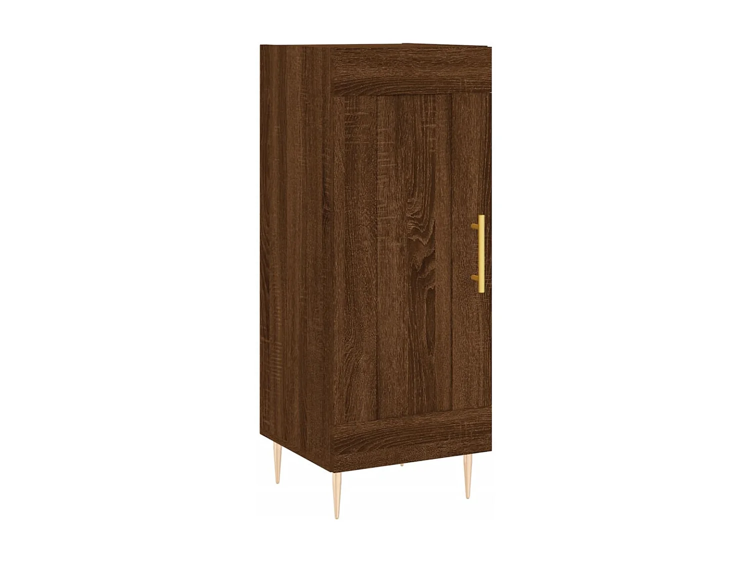 Buffet Chêne marron 34,5x34x90 cm Bois d'ingénierie