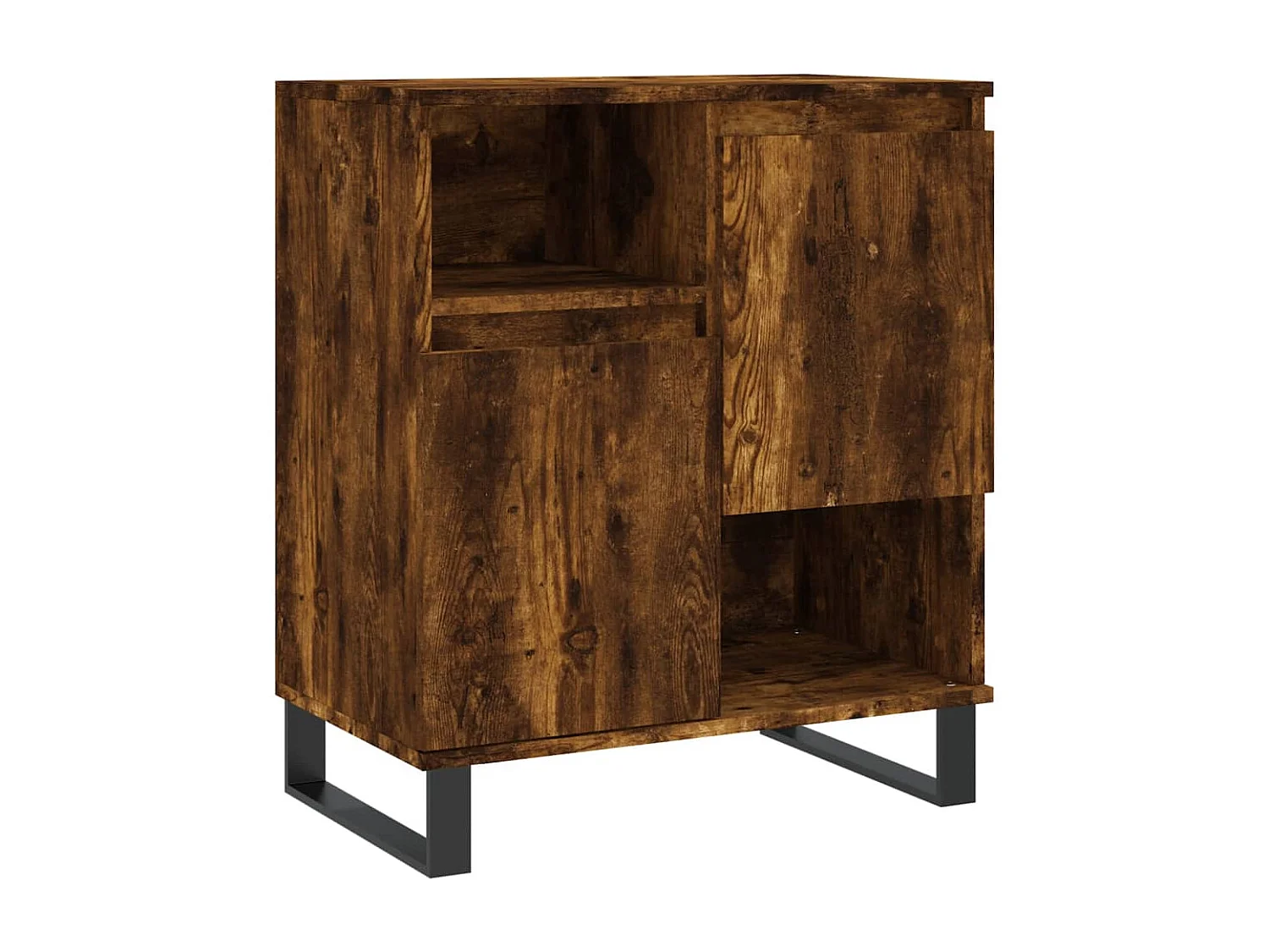 Buffets 3 pcs Chêne fumé Bois d'ingénierie