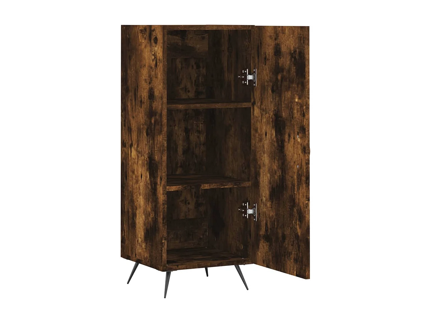 Buffet Chêne fumé 34,5x34x90 cm Bois d'ingénierie
