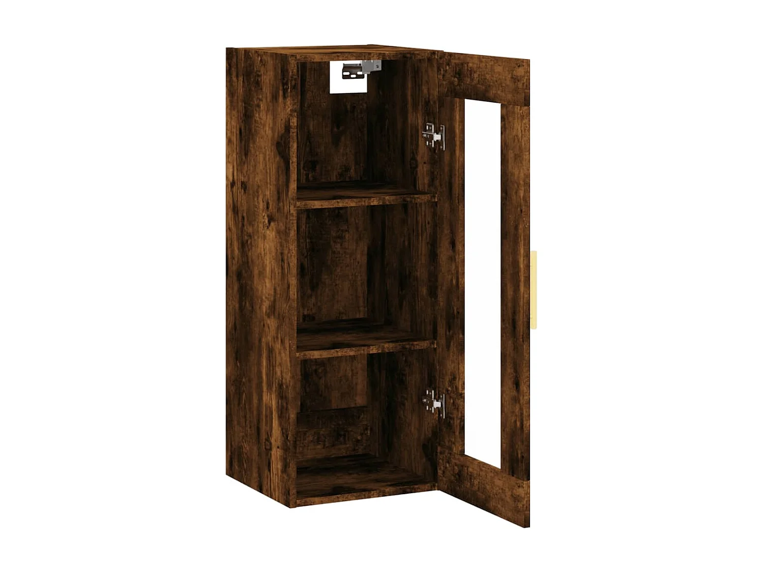 Armoire murale chêne fumé 34,5x34x90 cm