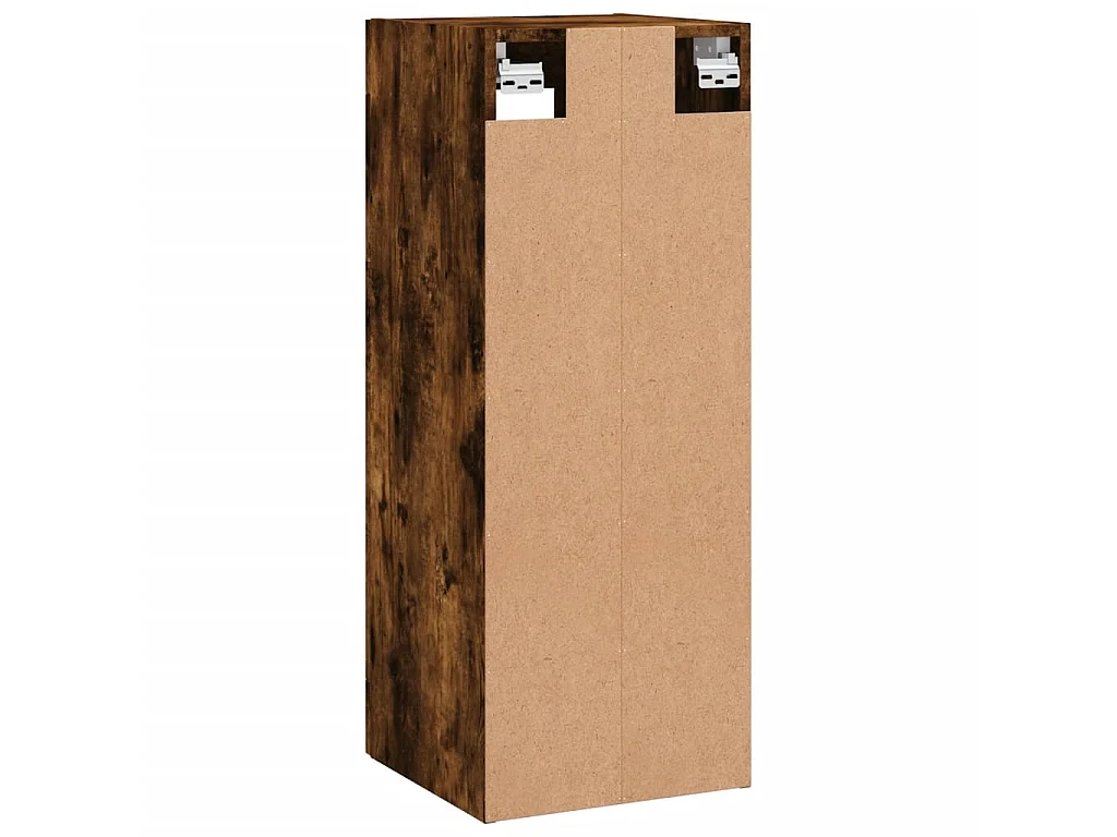 Armoire murale chêne fumé 34,5x34x90 cm