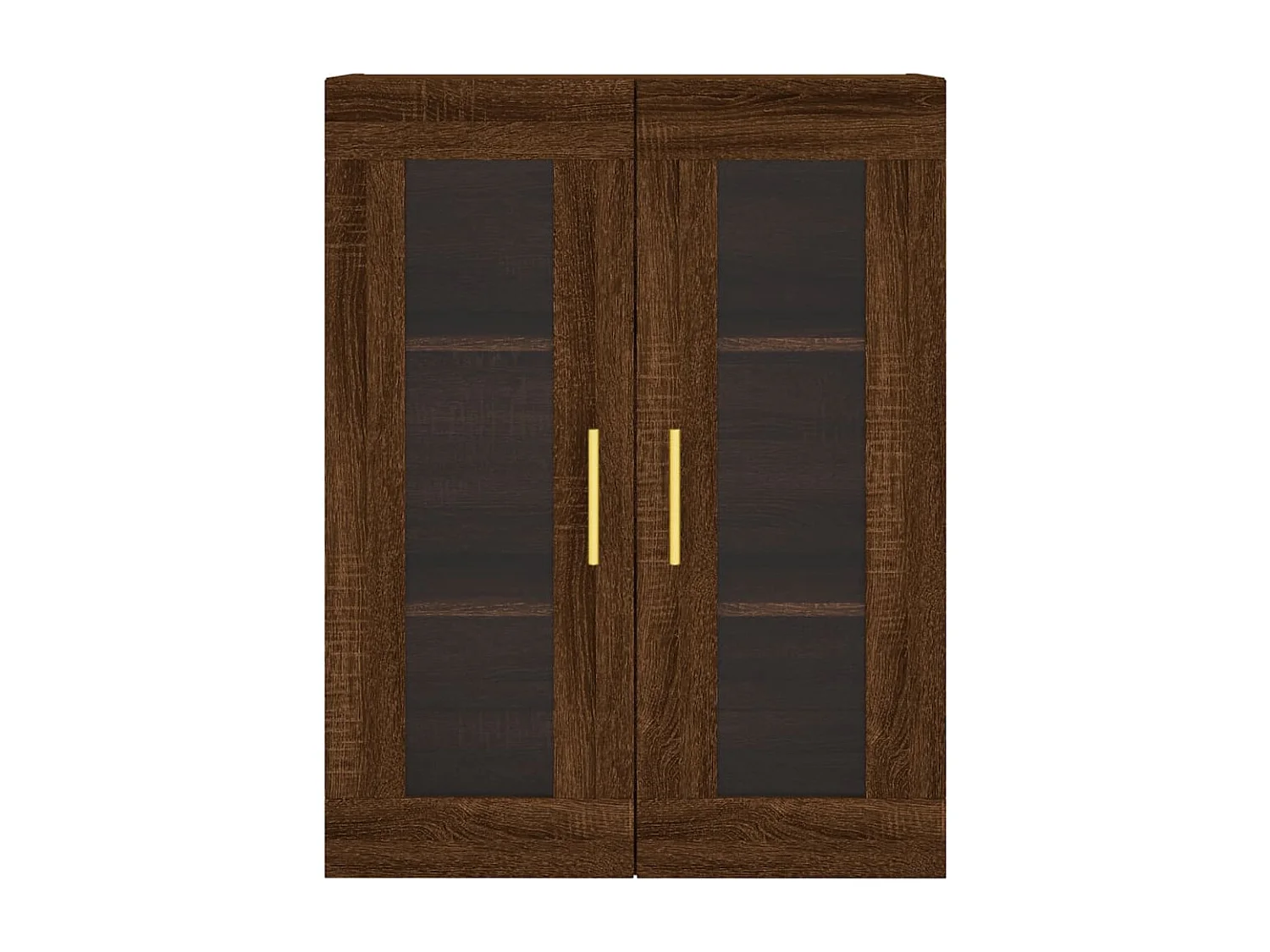 Armario de pared marrón roble 69,5x34x90 cm