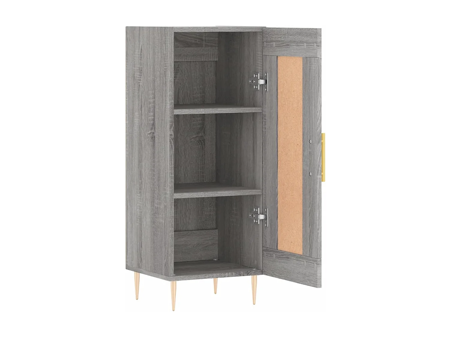 Buffet Sonoma gris 34,5x34x90 cm Bois d'ingénierie