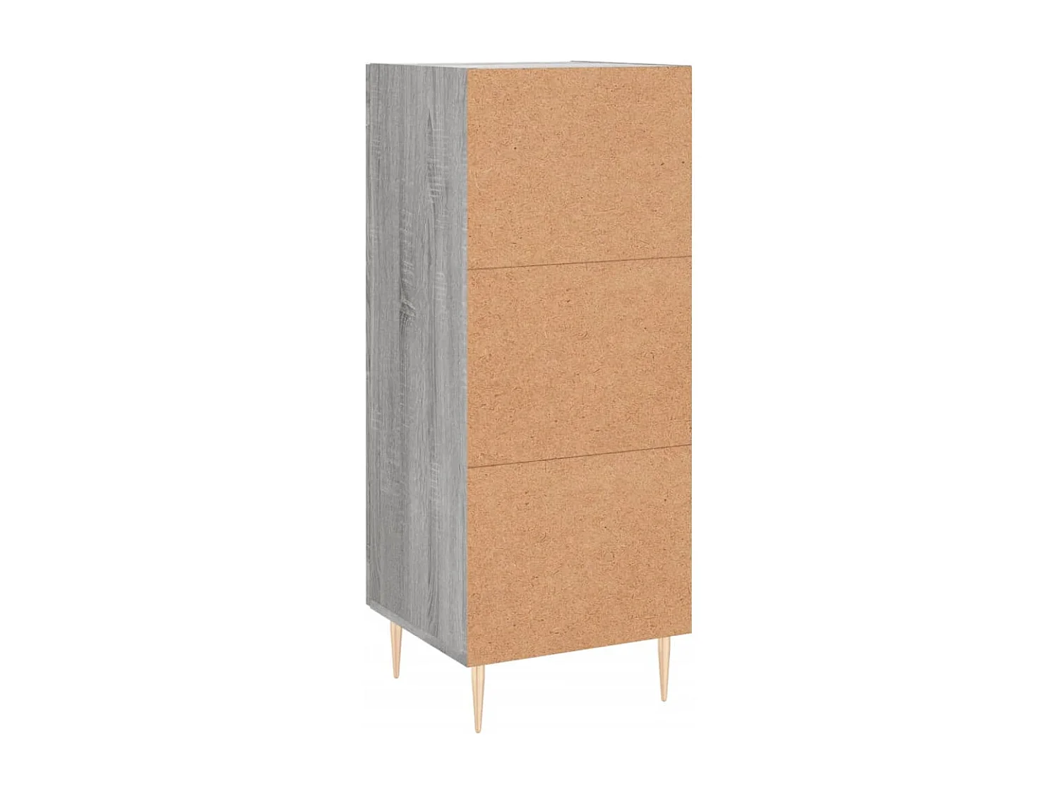 Buffet Sonoma gris 34,5x34x90 cm Bois d'ingénierie