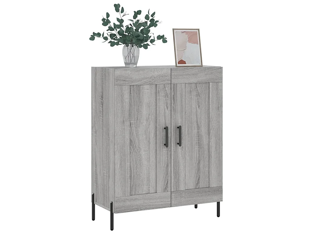 Buffet sonoma gris 69,5x34x90 cm bois d'ingénierie