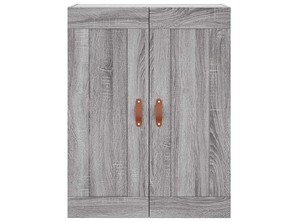 Mobile a Parete Grigio Sonoma 69,5x34x90 cm Legno Multistrato