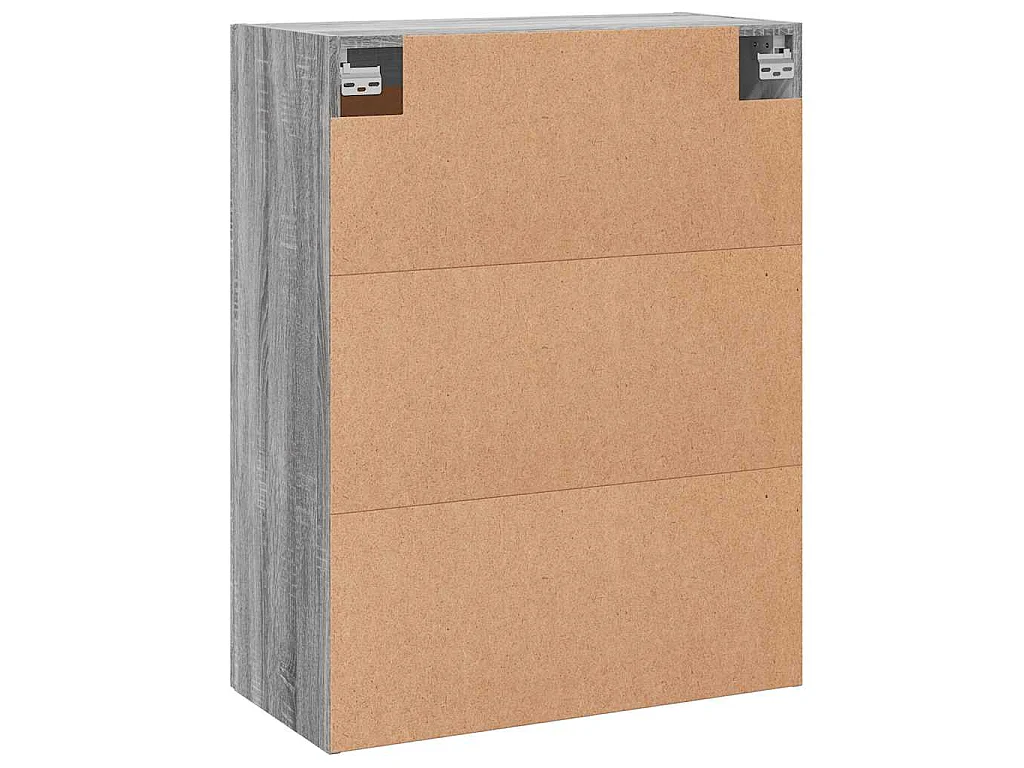 Mobile a Parete Grigio Sonoma 69,5x34x90 cm Legno Multistrato