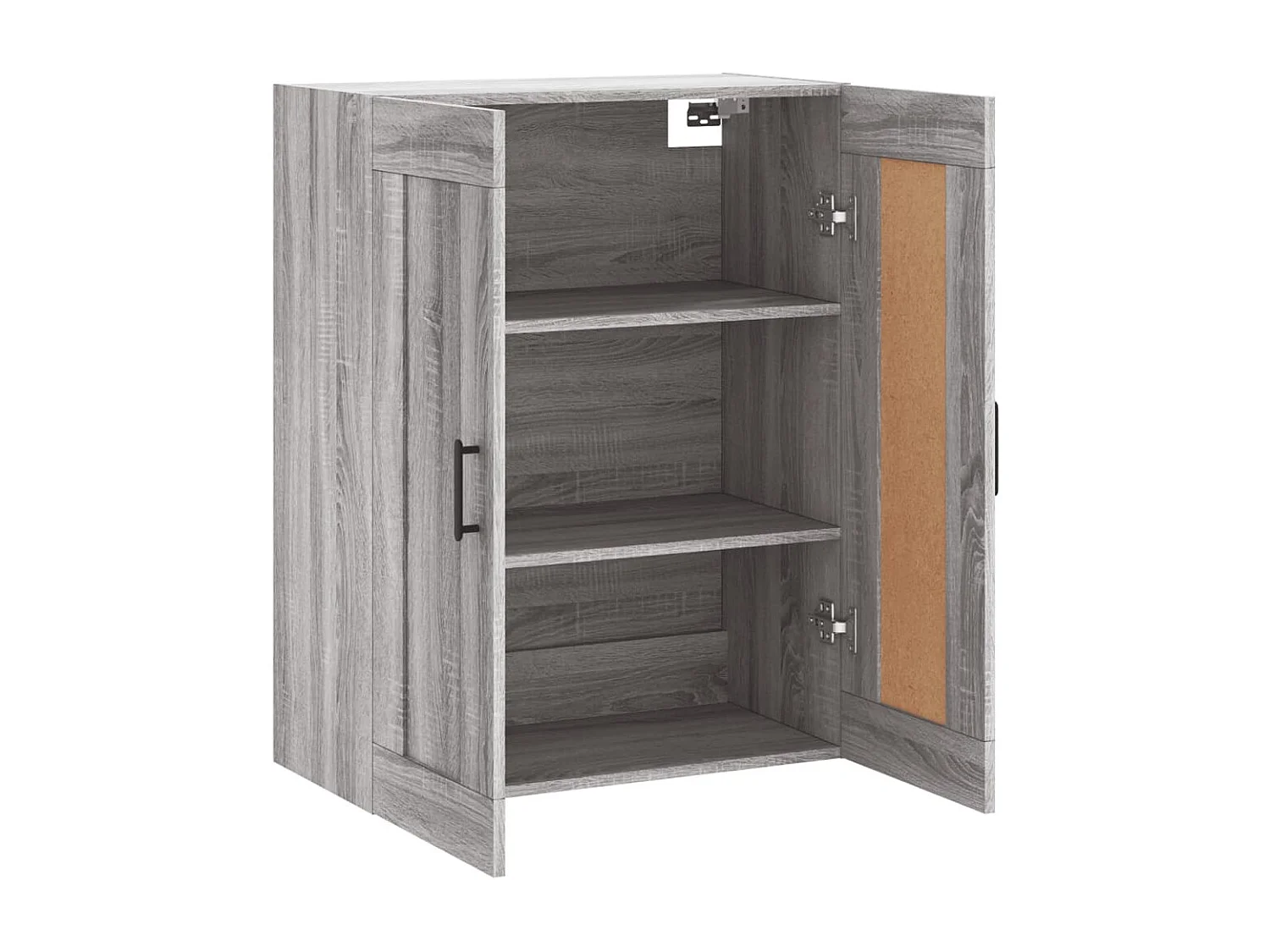 Wandschrank Grau Sonoma 69,5x34x90 cm Holzwerkstoff
