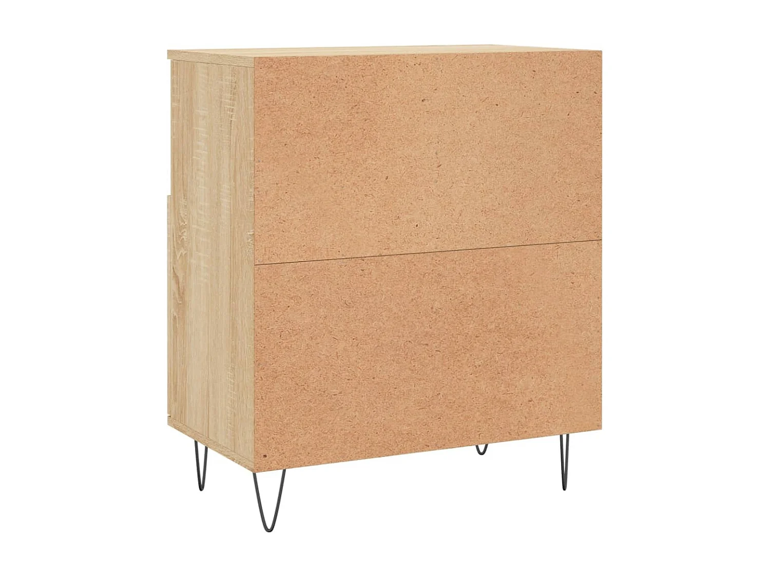 Buffets 2 pcs chêne sonoma bois d'ingénierie