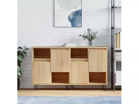 Kauf Unique Sideboards 2 Stk. Sonoma-Eiche Holzwerkstoff