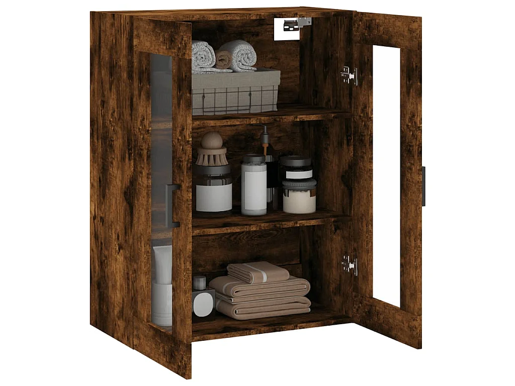 Wandschrank Räuchereiche 69,5x34x90 cm