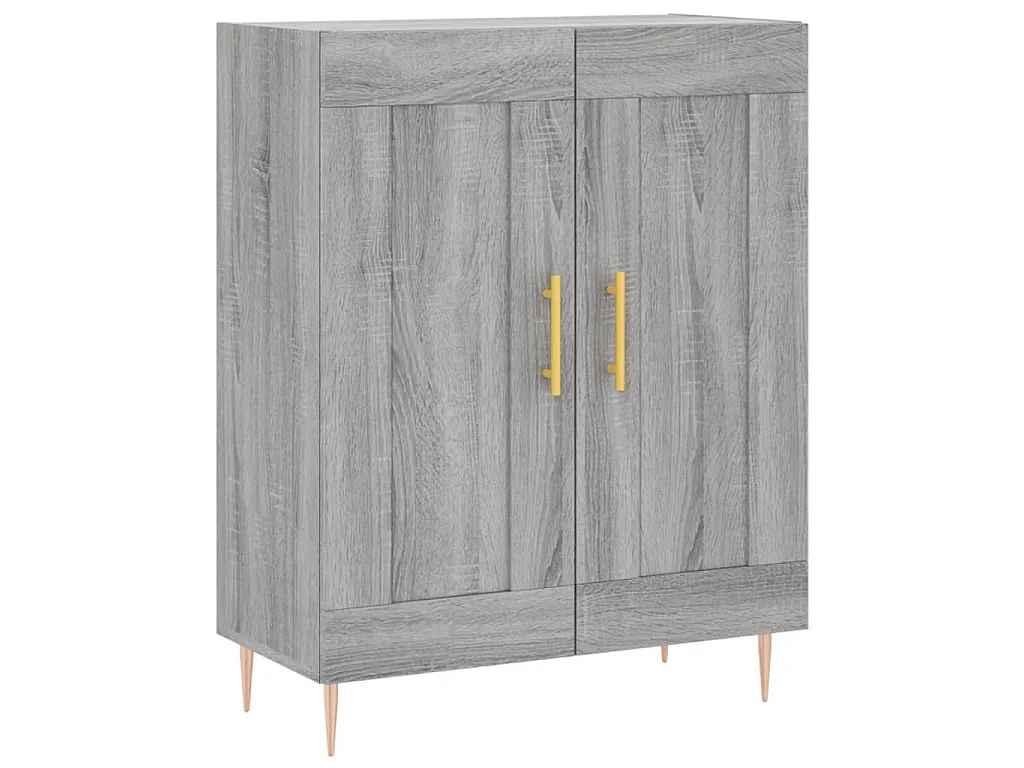 Buffet sonoma gris 69,5x34x90 cm bois d'ingénierie