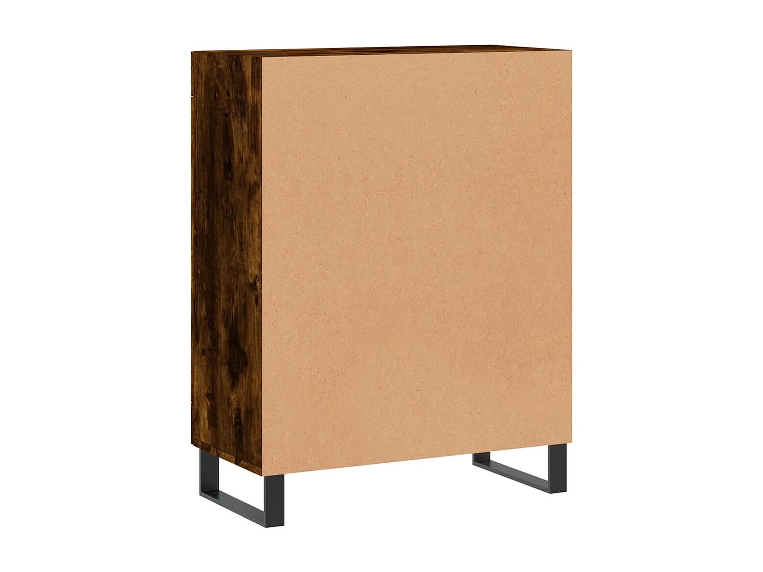 Aparador de madera de ingeniería roble ahumado 69,5x34x90 cm