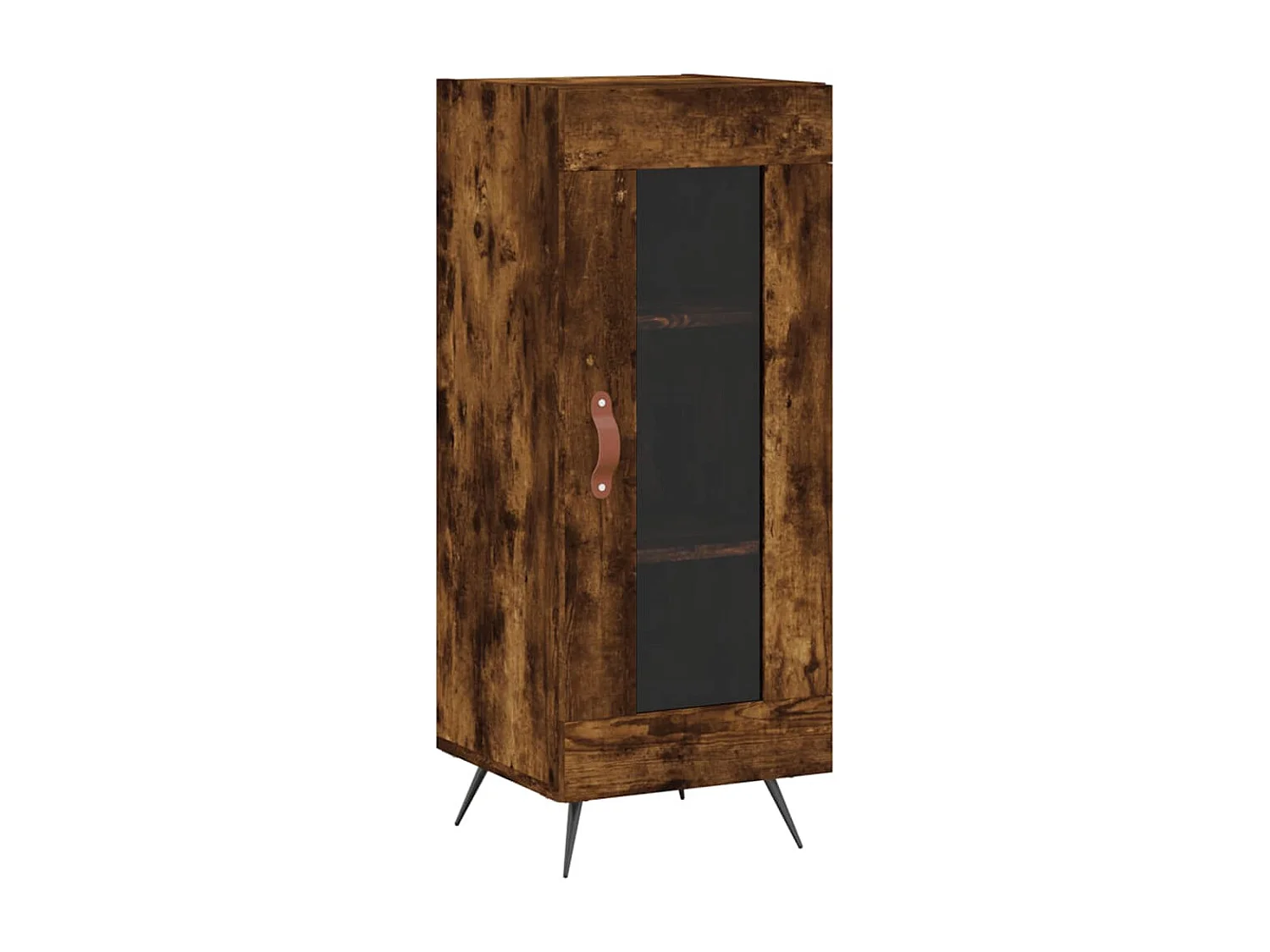 Buffet Chêne fumé 34,5x34x90 cm Bois d'ingénierie