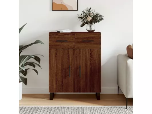 Kauf Unique Sideboard Braun Eichen-Optik 69,5x34x90 cm Holzwerkstoff