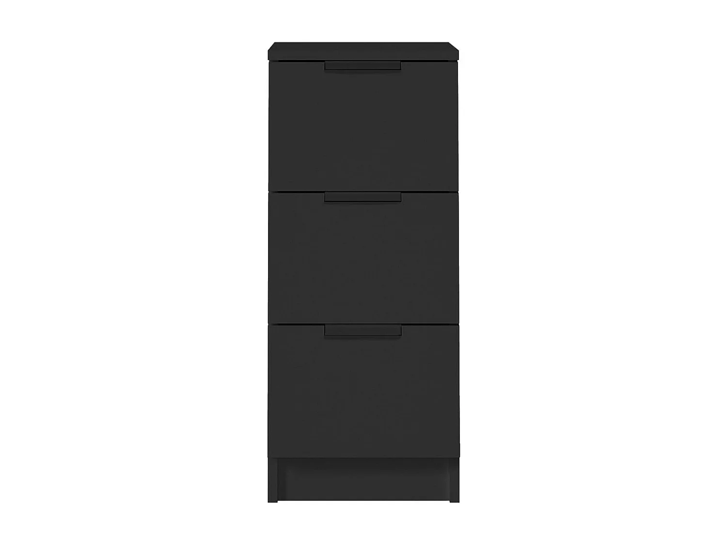 Aparadores 2 pcs 30x30x70 cm derivados de madeira preto