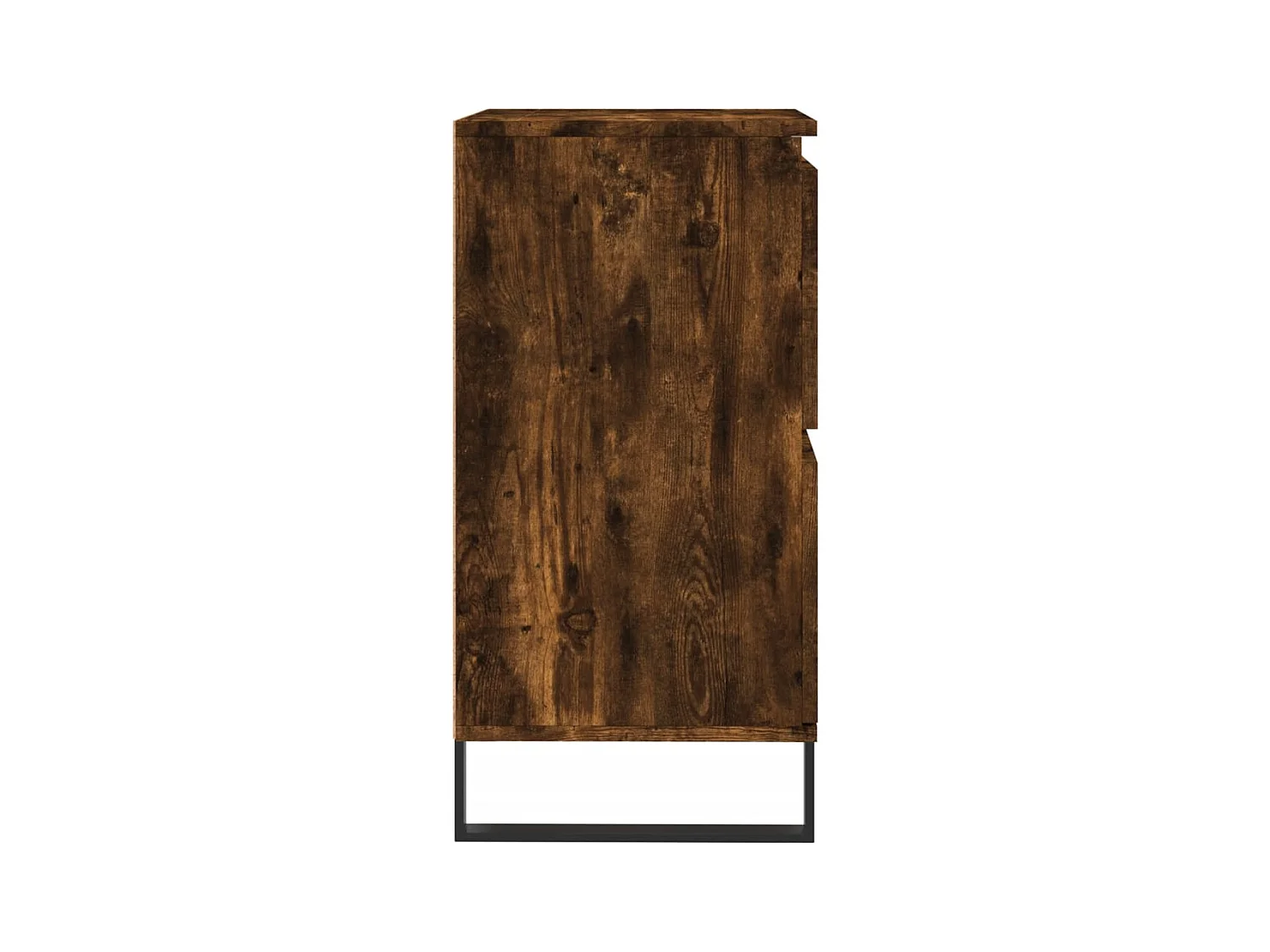 Credenze 2 pz Rovere Fumo in Legno Multistrato