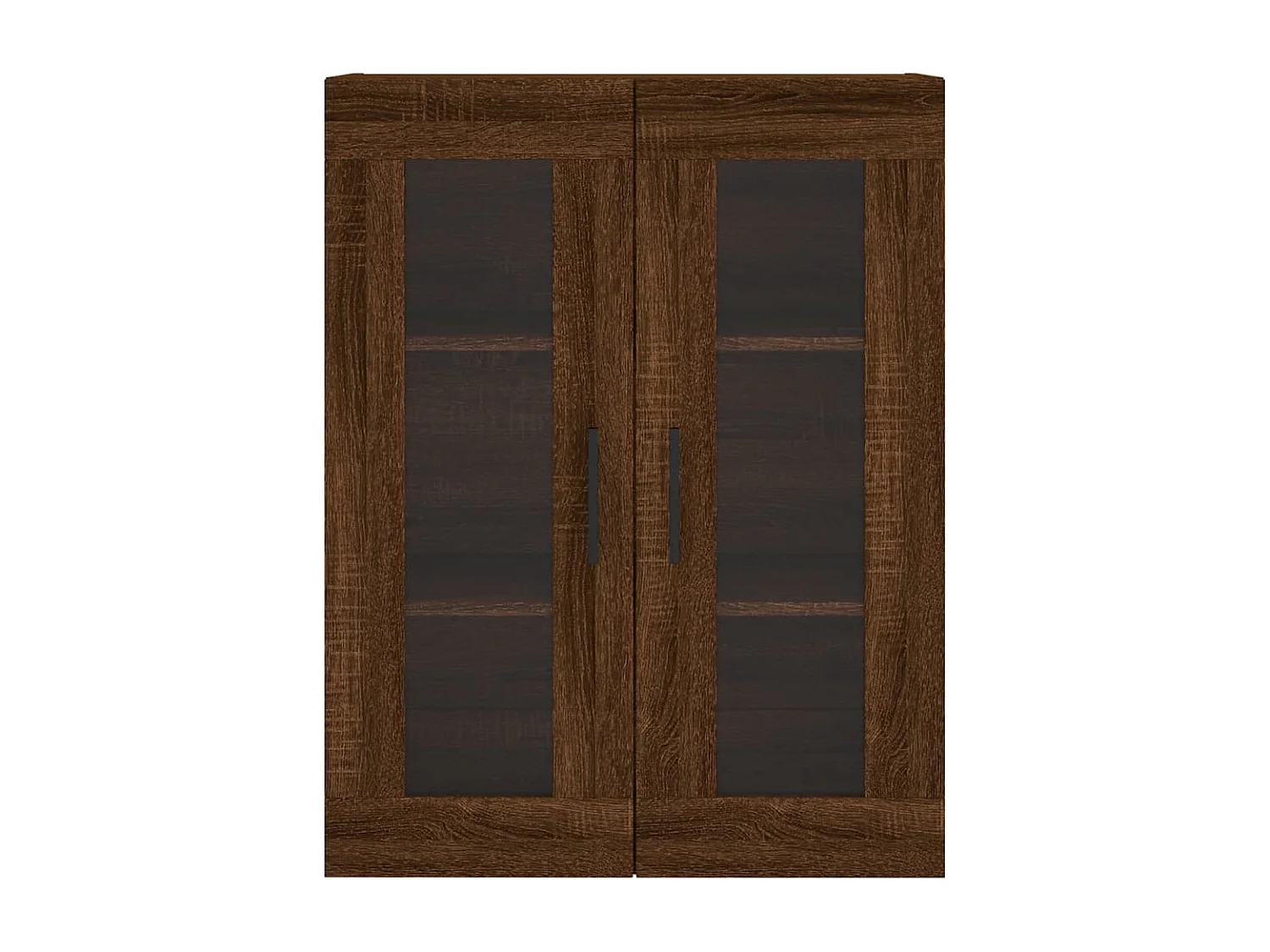 Armoires murales 2 pcs chêne marron bois d'ingénierie