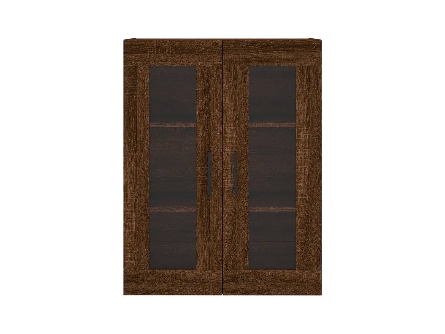 Wandschränke 2 Stk. Braun Eichen-Optik Holzwerkstoff