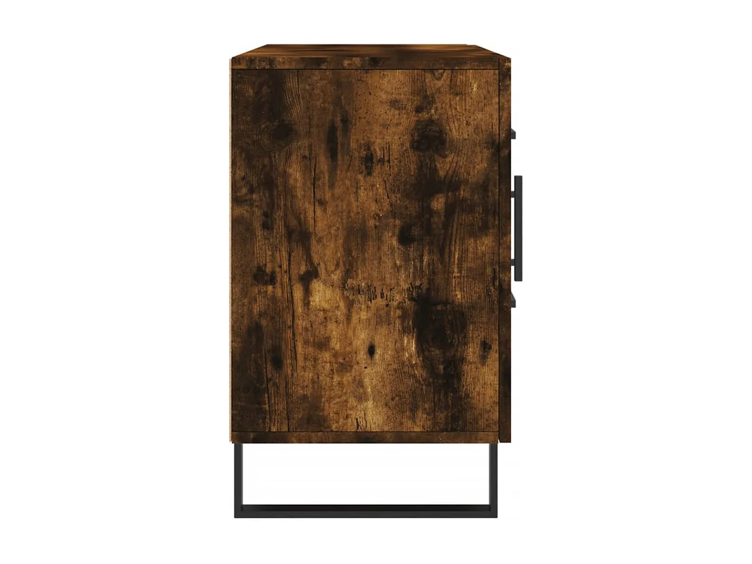 Aparador madera de ingeniería roble ahumado 100x36x60 cm